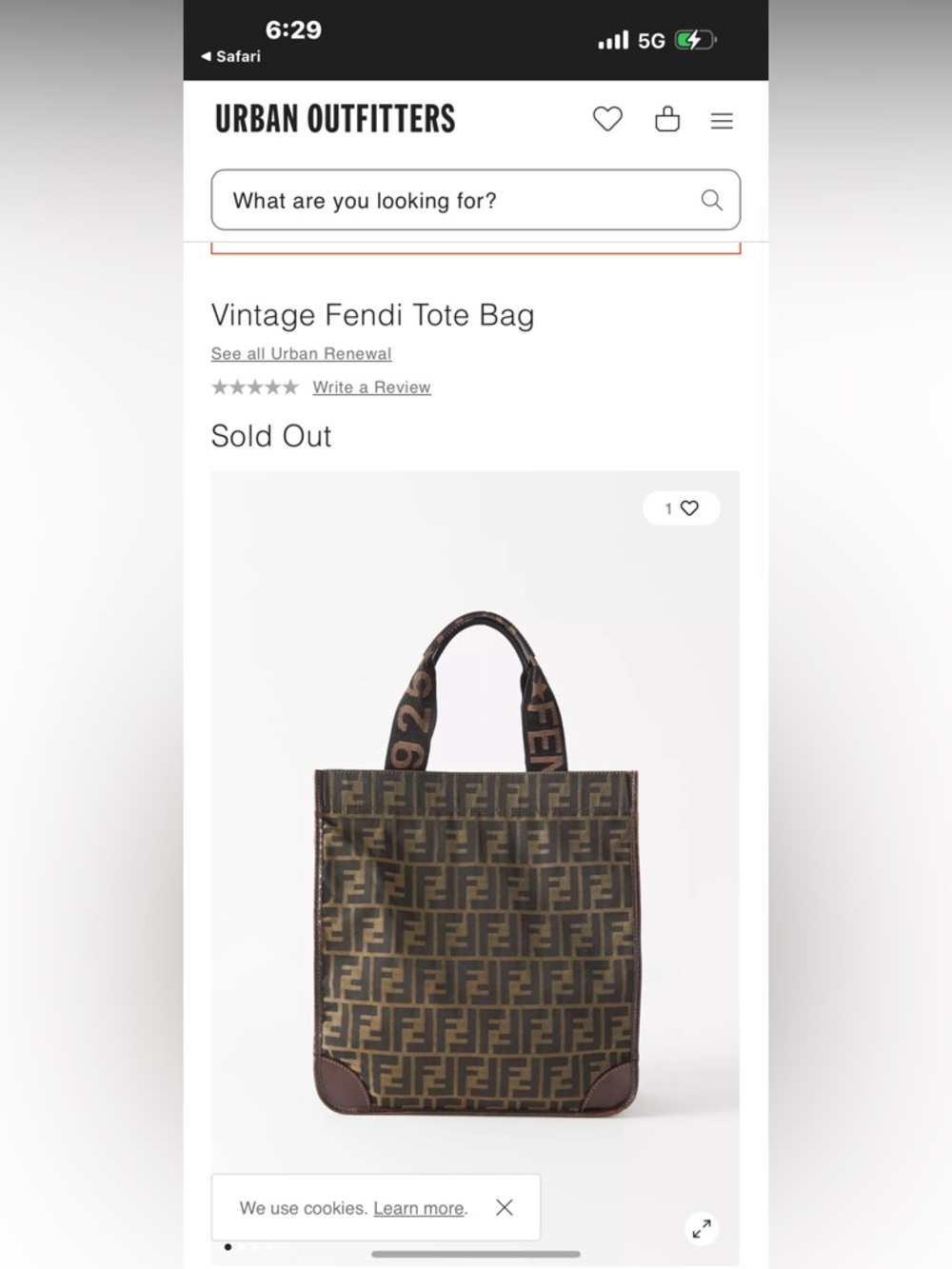 Vintage Fendi Tote Bag Logo - Picture 9 of 9